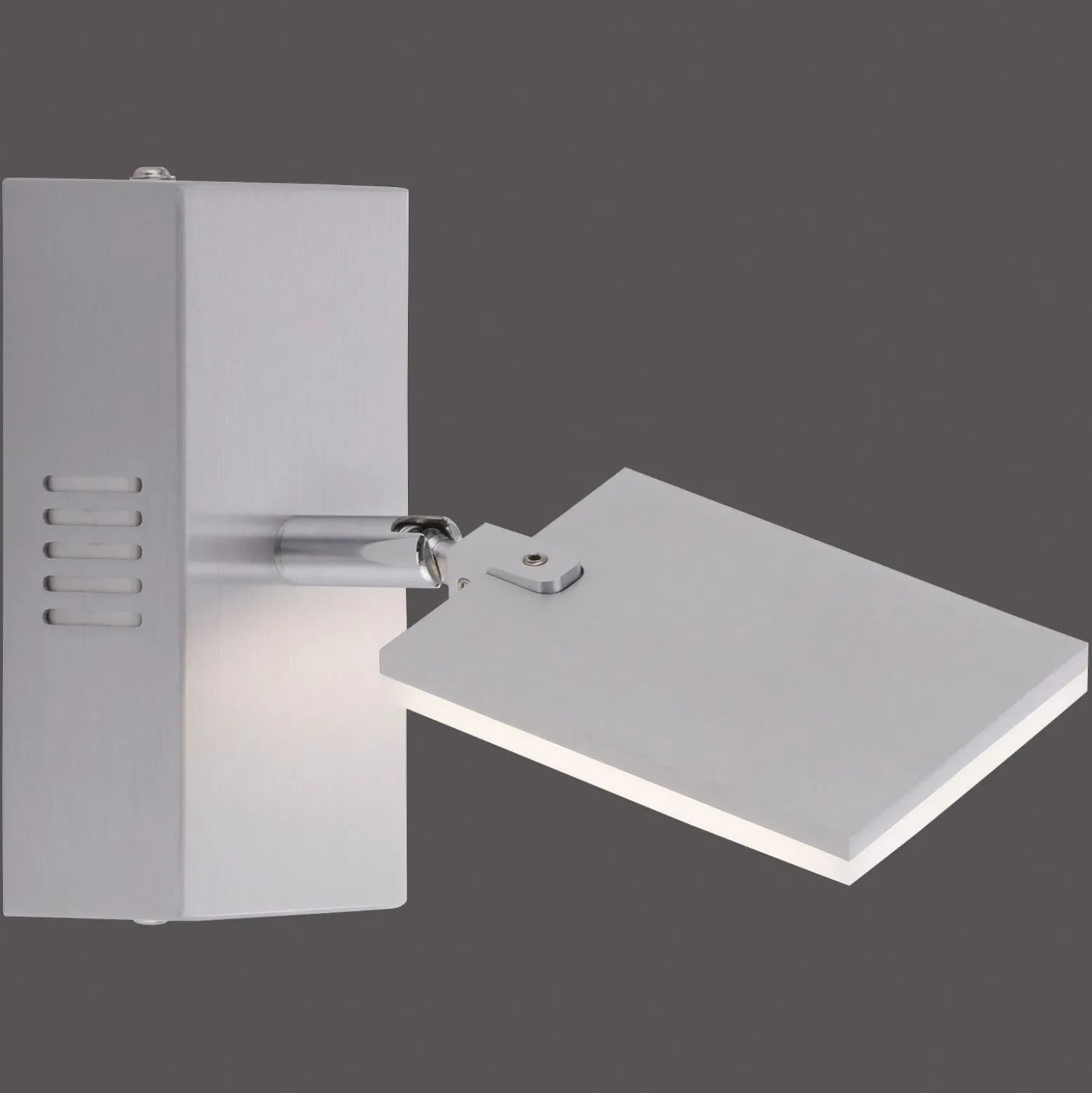 PURE Mira aplique LED control remoto, CCT aluminio