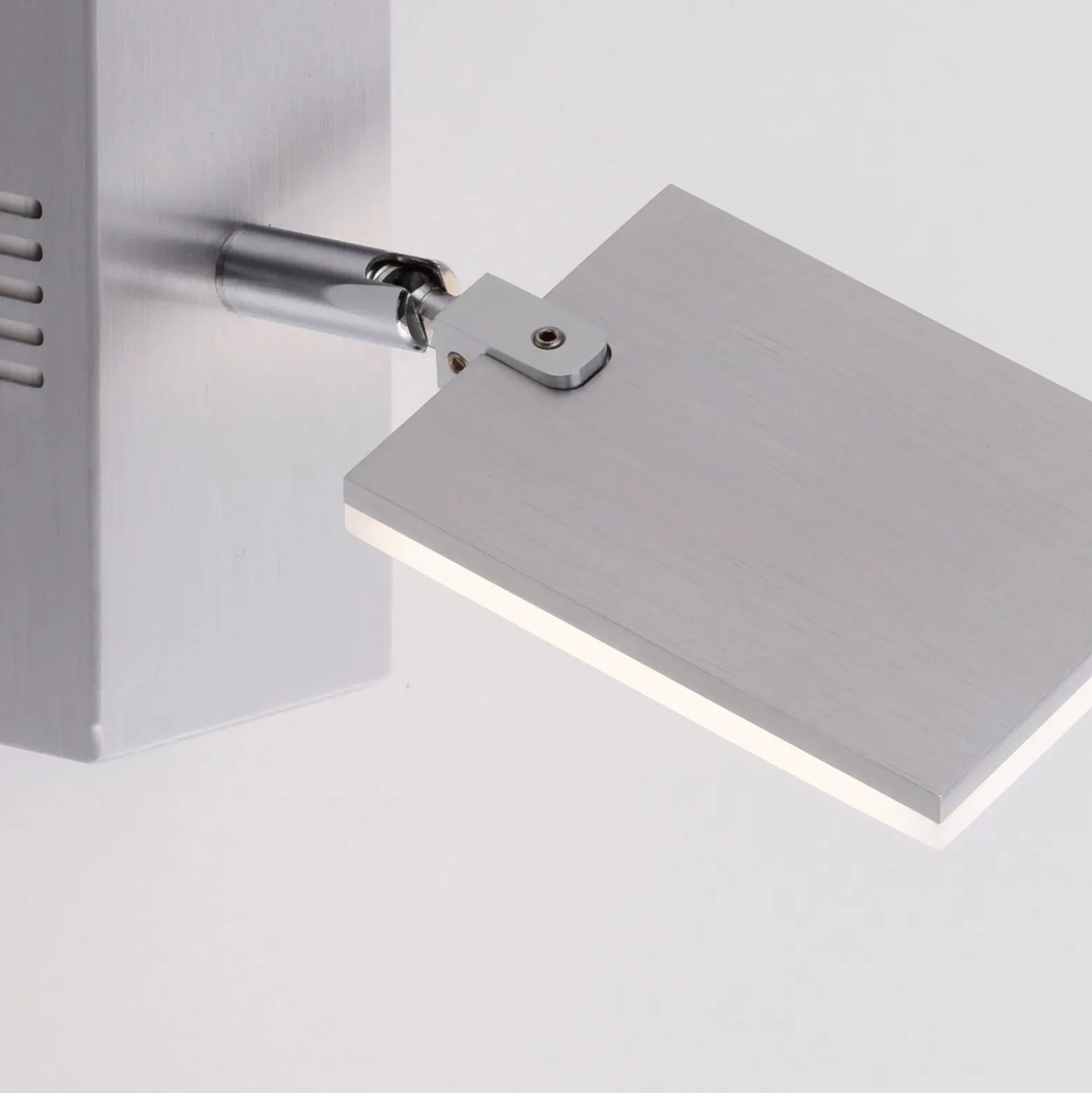 PURE Mira aplique LED control remoto, CCT aluminio
