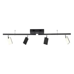 PURE Mira plafón 4 luces control remoto CCT negro