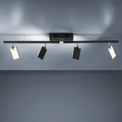 PURE Mira plafón 4 luces control remoto CCT negro
