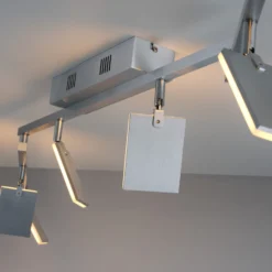 PURE Mira plafón 6 luces mando CCT aluminio
