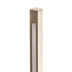 Quitani aplique de pared LED Tolu, vertical, níquel, altura 45 cm