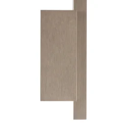 Quitani aplique de pared LED Tolu, vertical, níquel, altura 45 cm