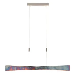 Quitani Lámpara colgante LED Lian, oro oxidado