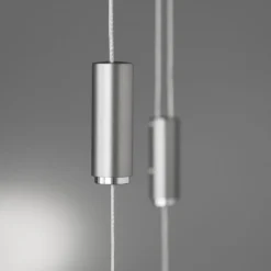 Quitani Lámpara colgante LED Lian, oro oxidado