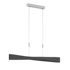 Quitani Lámpara colgante LED Lian, negro/aluminio