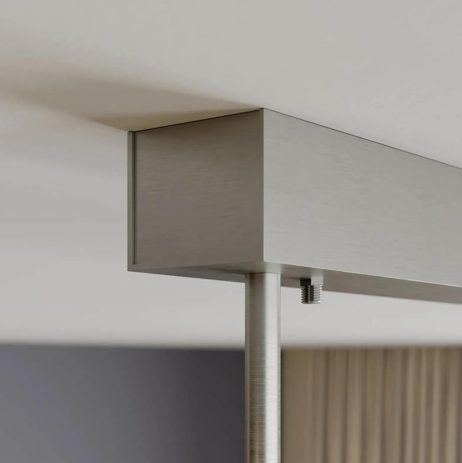 Quitani Lámpara de techo LED Lian, oro oxidado