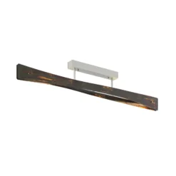 Quitani Lámpara de techo LED Lian, oro oxidado