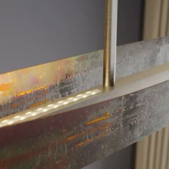 Quitani Lámpara de techo LED Lian, oro oxidado