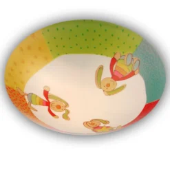 Rainbow Rabbit - lámpara de techo infantil redonda