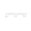 Razza downlight de techo, blanco, longitud 61 cm, 3 luces, metal