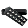 Regleta LED Lindby 48 V Lumaro, negra, 12 puntos, atenuable