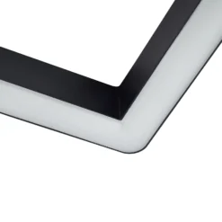 Regleta LED Lindby 48V Lumaro, negra, en forma de L, atenuable