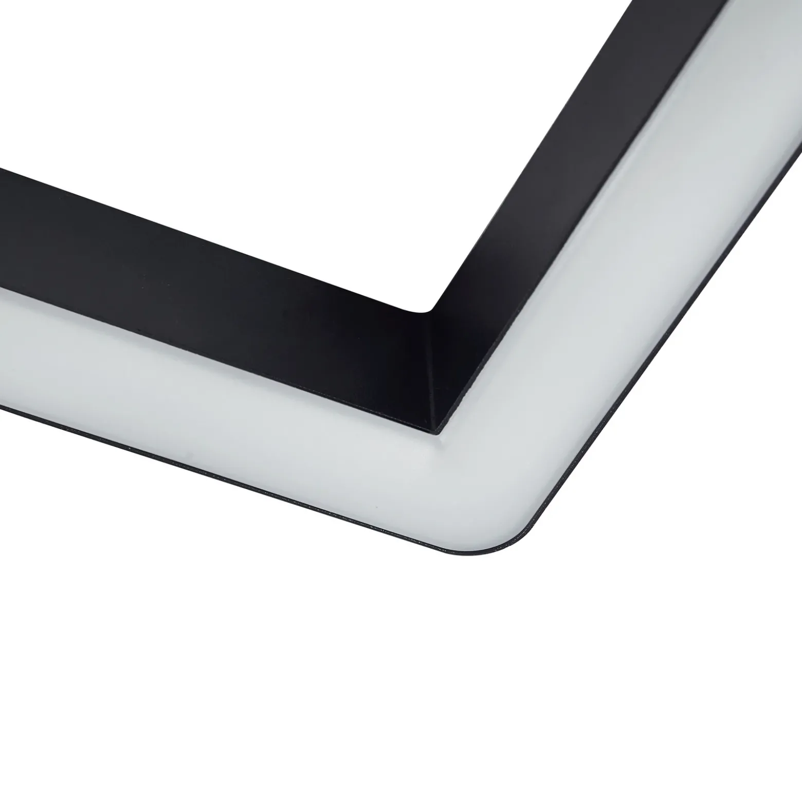 Regleta LED Lindby 48V Lumaro, negra, en forma de L, atenuable