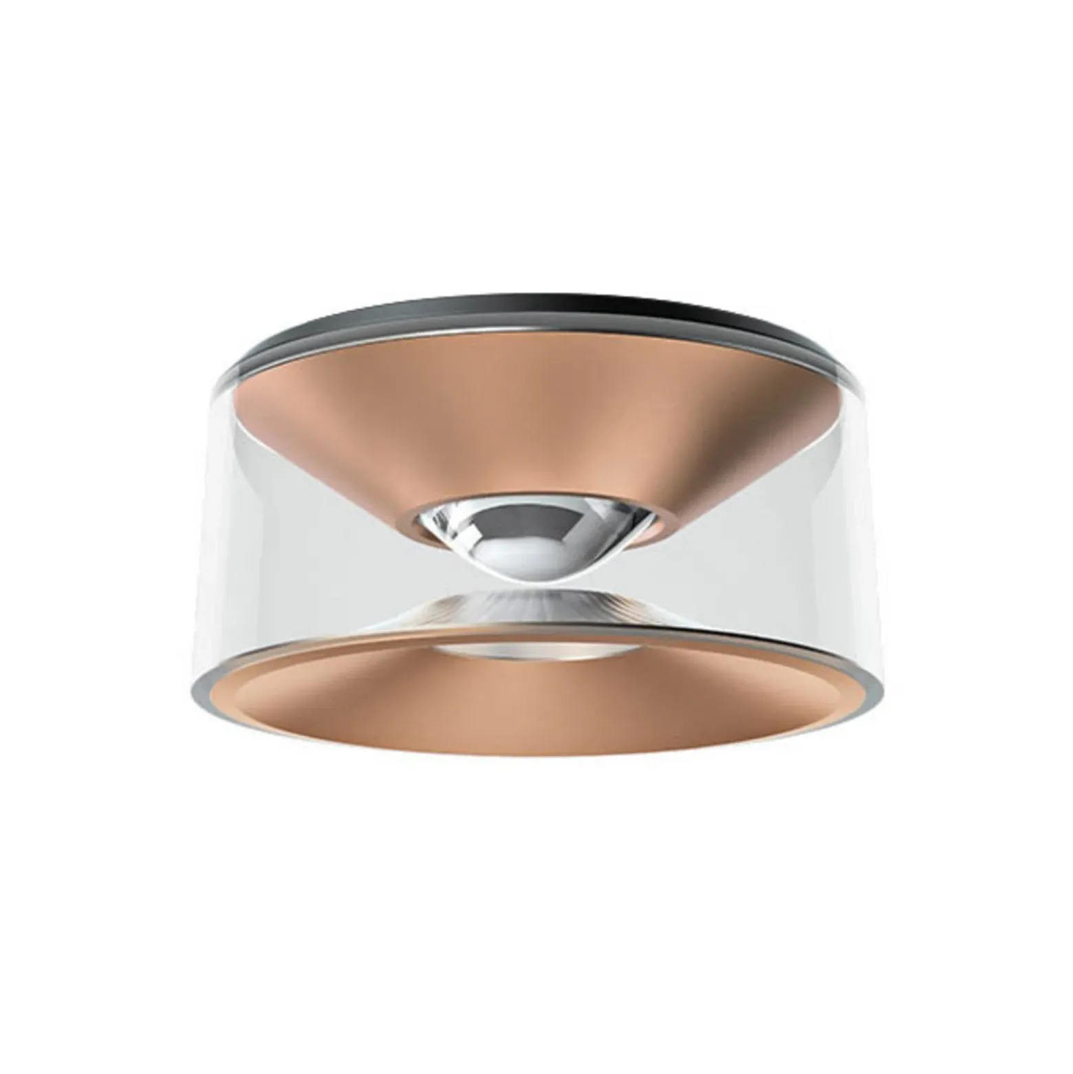 Ribag Vior Plafón LED oro rosa 40° 3.000K