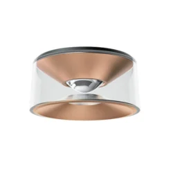 Ribag Vior Plafón LED oro rosa 60° 2.700K