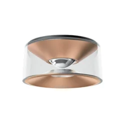 Ribag Vior Plafón LED oro rosa 40° 2.700K