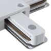 Riel conector X, riel monofásico, blanco