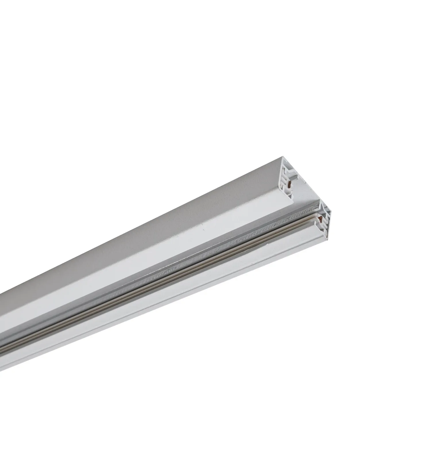 Riel eléctrico Lindby Linaro, 2 m, blanco, sistema de riel monofásico