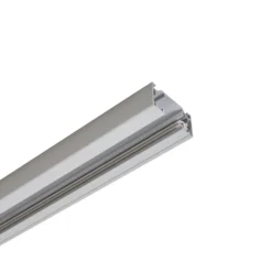 Riel Lindby Linaro, 50 cm, blanco, sistema de riel monofásico