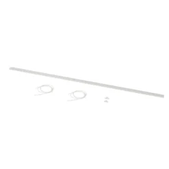 Riel Lindby Lumaro, blanco, aluminio, longitud 103 cm