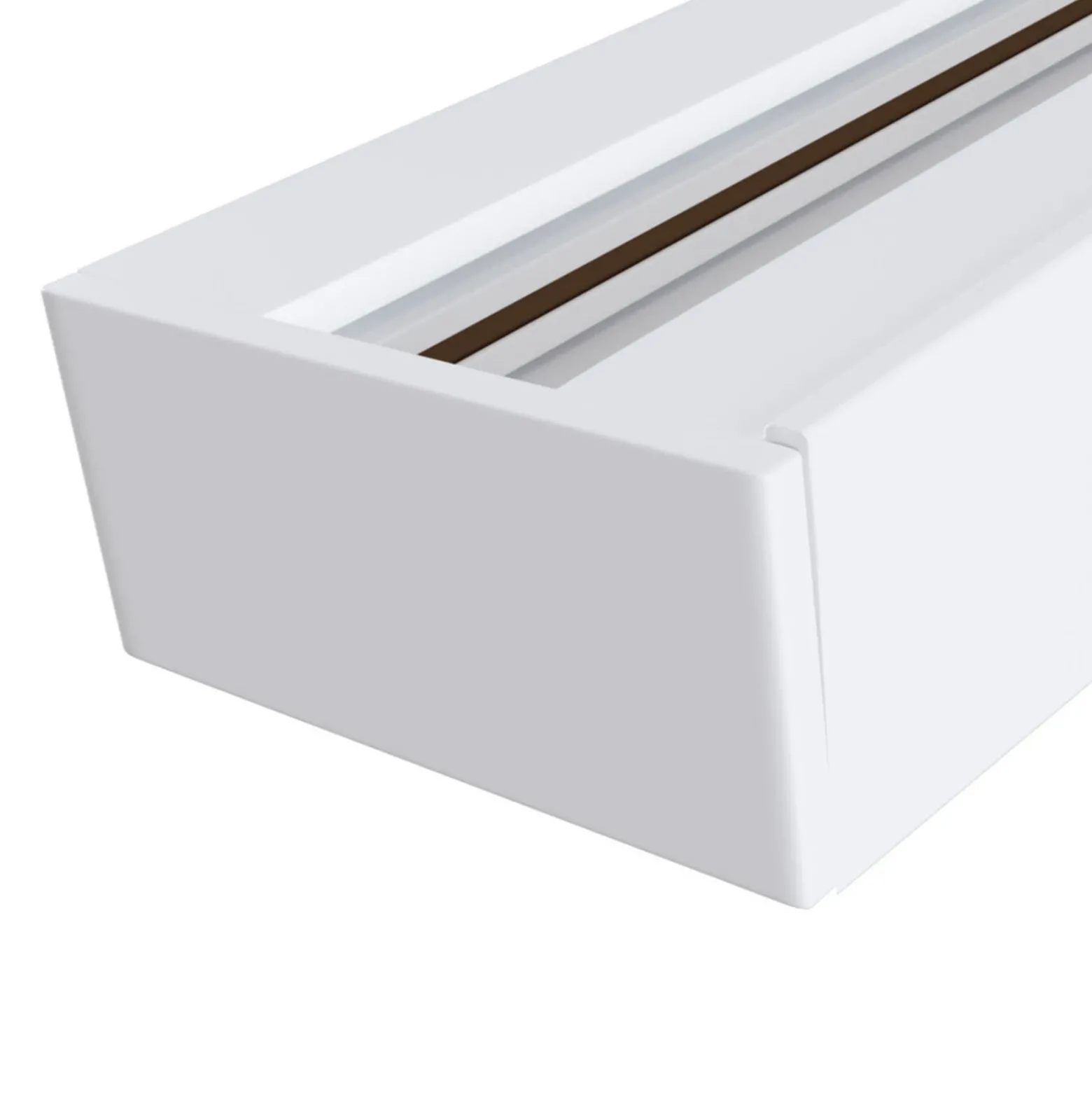 Riel monofásico Track en blanco, 100 cm