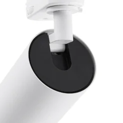 riel trifásico spot Can, blanco, aluminio, GU10, orientable