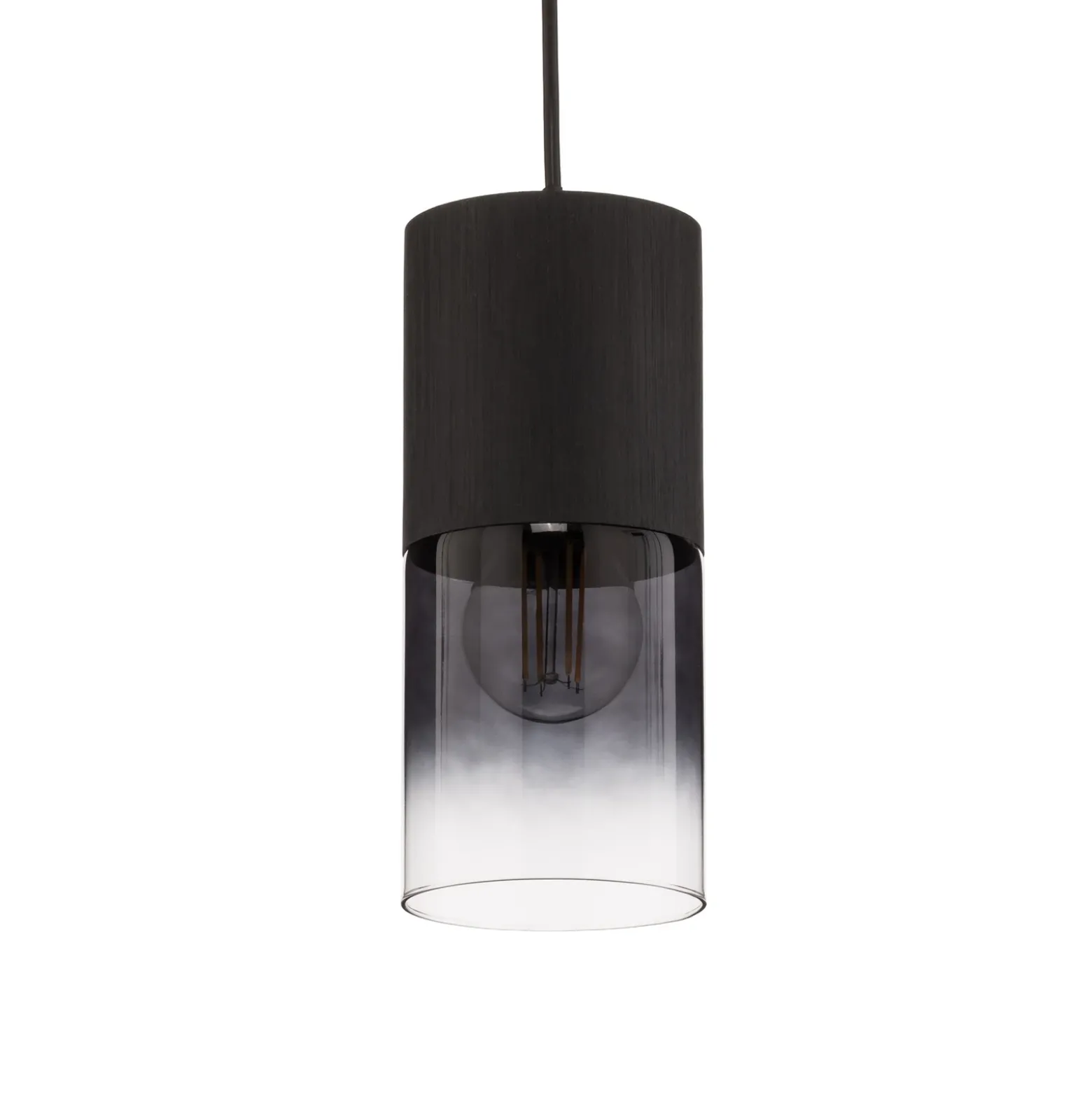 Robin lámpara colgante para DUOline, negro/gris humo