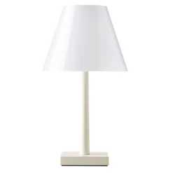 Rotaliana Dina+ T1 LED lámpara de mesa recargable crema