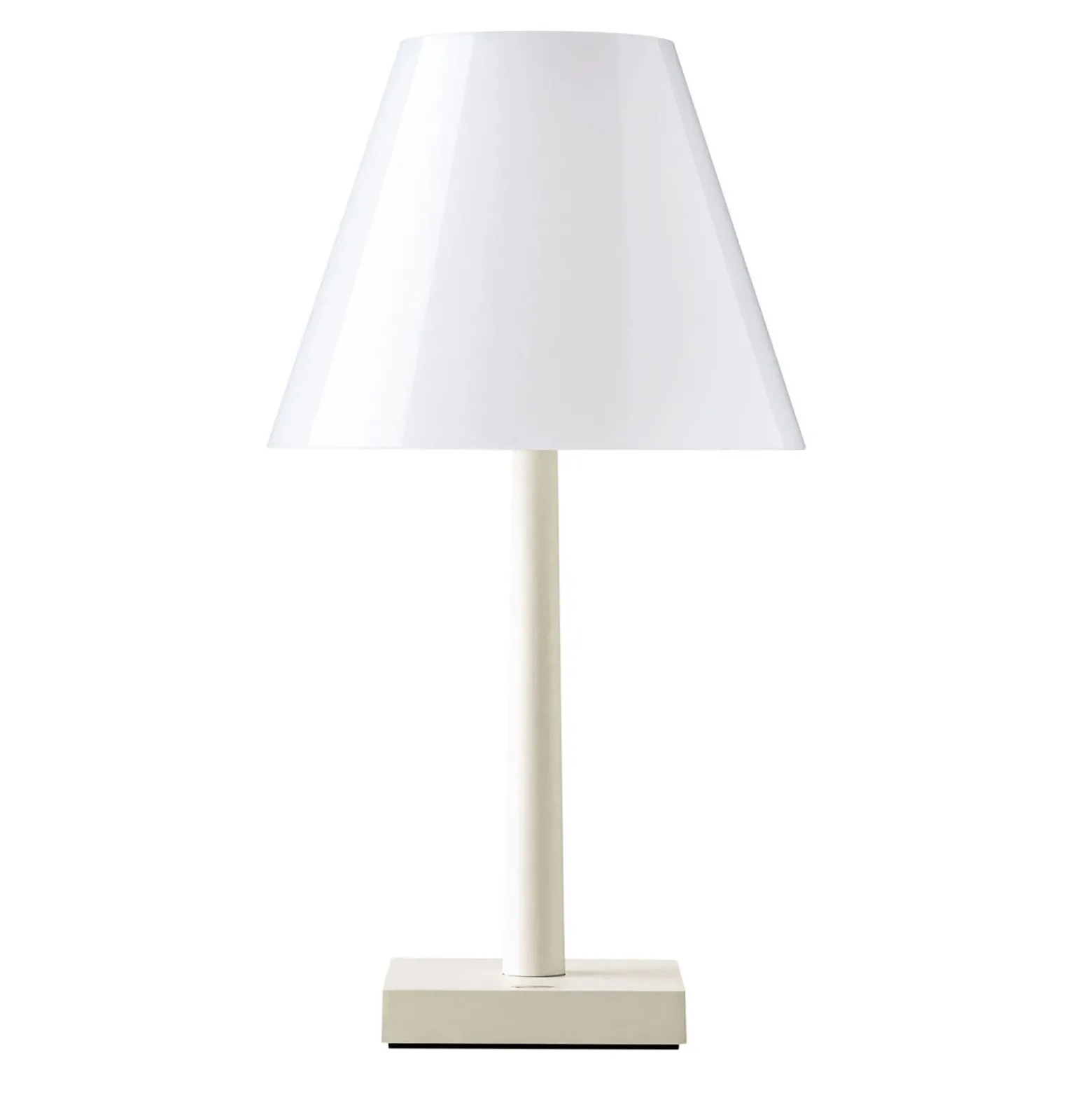 Rotaliana Dina+ T1 LED lámpara de mesa recargable crema