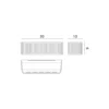 Rotaliana Dresscode W2 blanco encendido/apagado 2.700 K