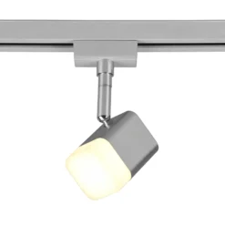 Roubaix DUOline foco de riel LED, níquel mate