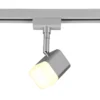 Roubaix DUOline foco de riel LED, níquel mate