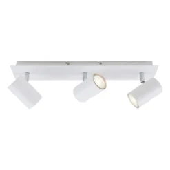 Rune plafón, orientable, 3 luces, blanco