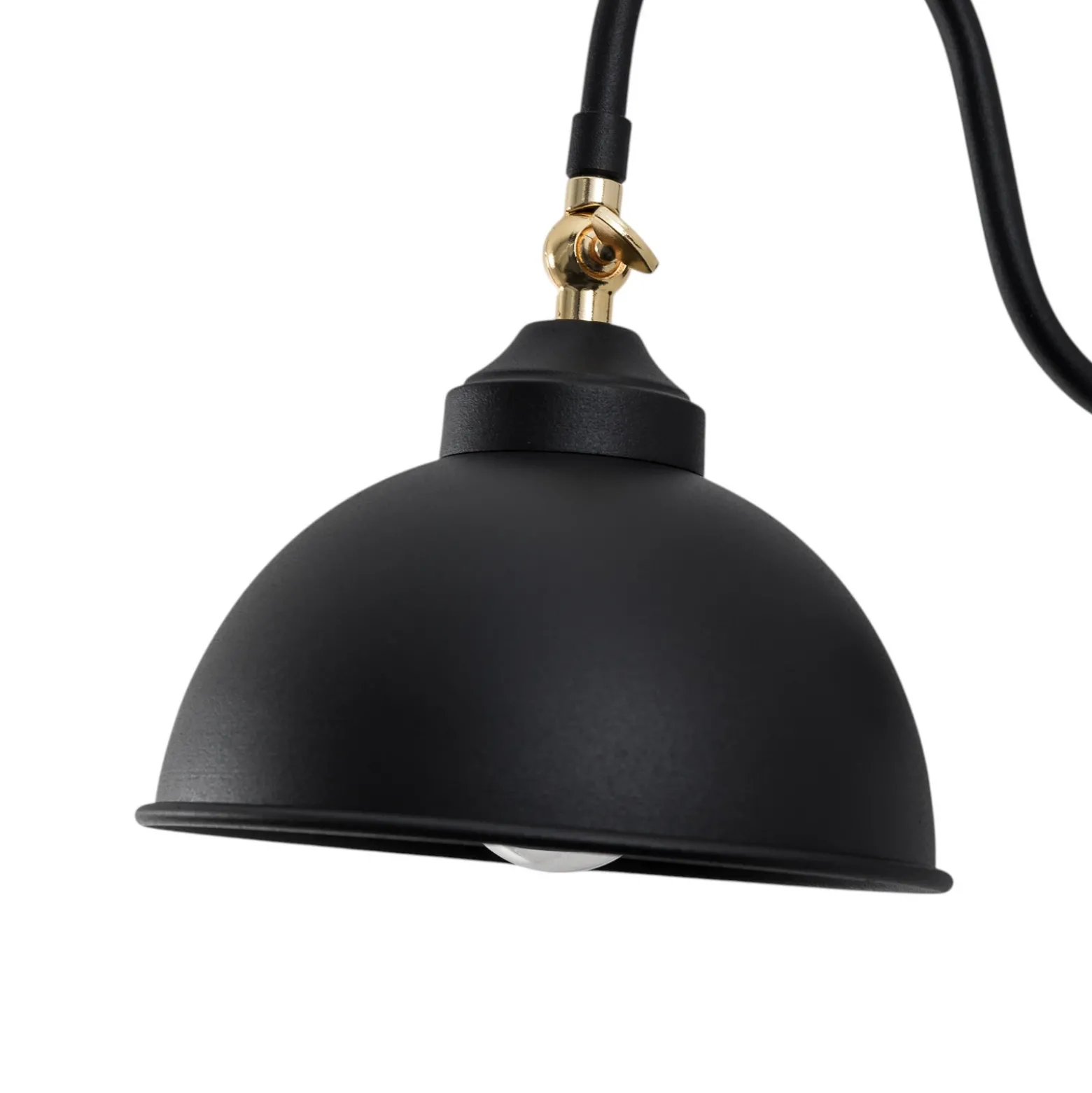 Saglam 3742 aplique de pared, regulable, negro