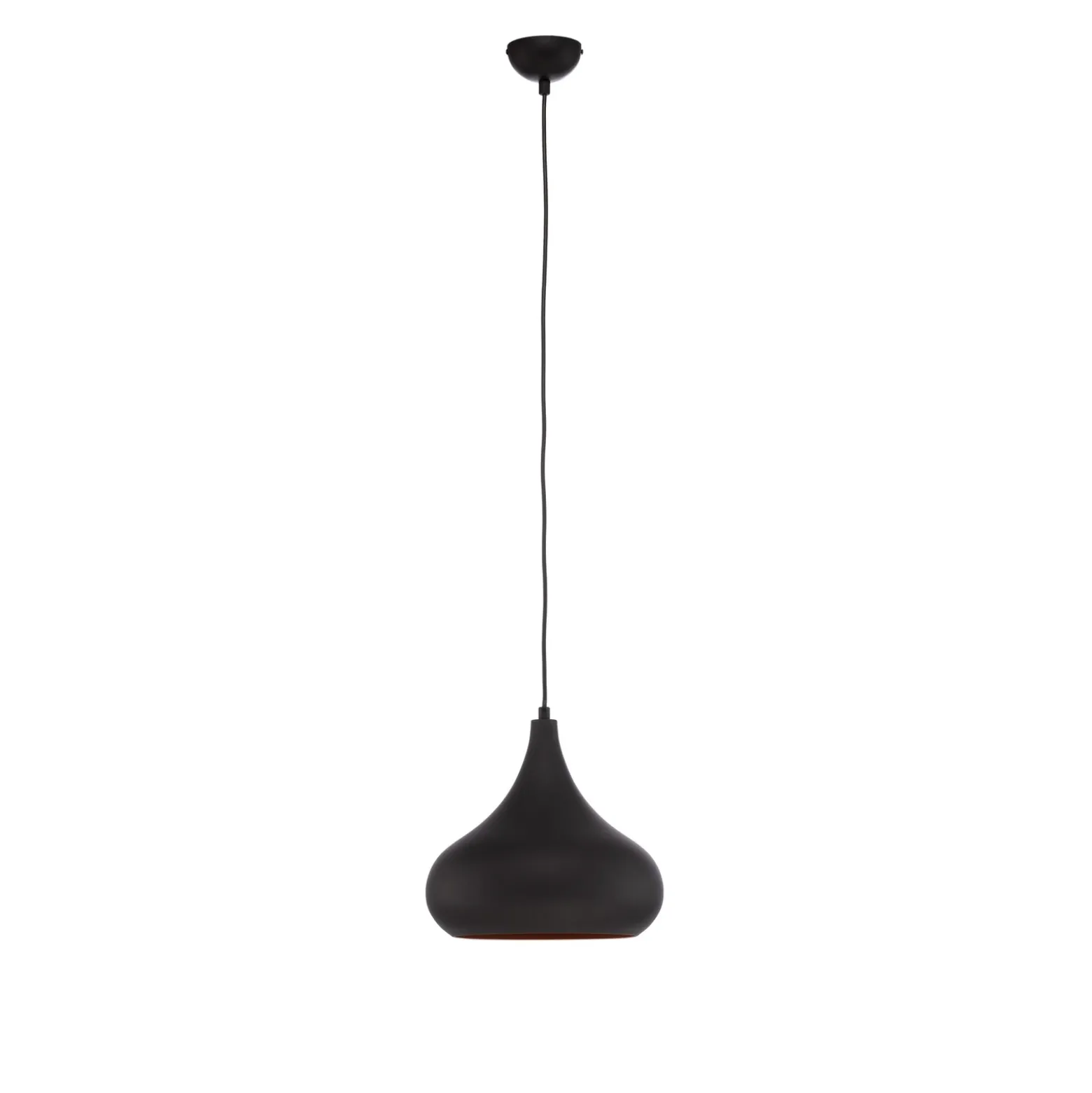 Saglam 3774 lámpara colgante 1 luz Ø30cm negro/oro