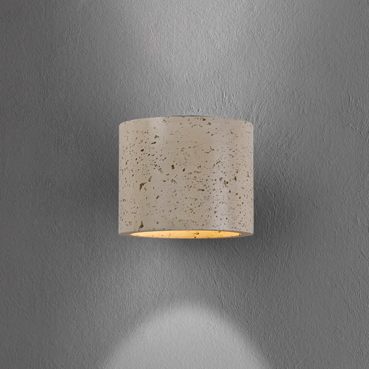 Schöner Wohnen Aplique de pared Traventa, beige, arriba/abajo, G9