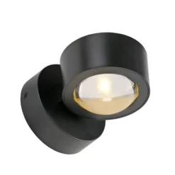 Schöner Wohnen aplique de pared LED Chia, negra, 3000 K, arriba/abajo