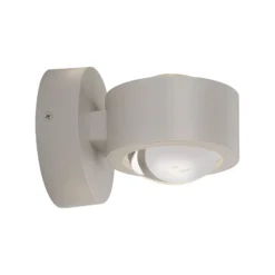 Schöner Wohnen aplique de pared LED Chia, arena 3000 K arriba/abajo
