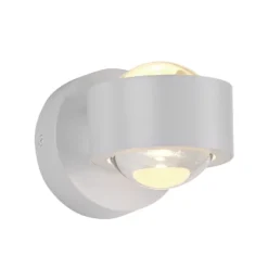 Schöner Wohnen Aplique de pared LED Chia, blanco, 3000 K, arriba/abajo