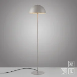 Schöner Wohnen Lámpara de pie Ali, brisa de arena, hierro, E27