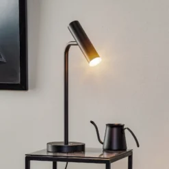 Schöner Wohnen Stina lámpara de mesa LED, negro
