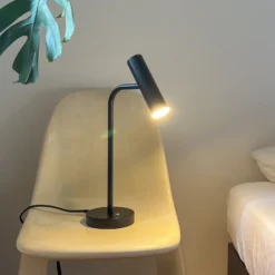Schöner Wohnen Stina lámpara de mesa LED, negro