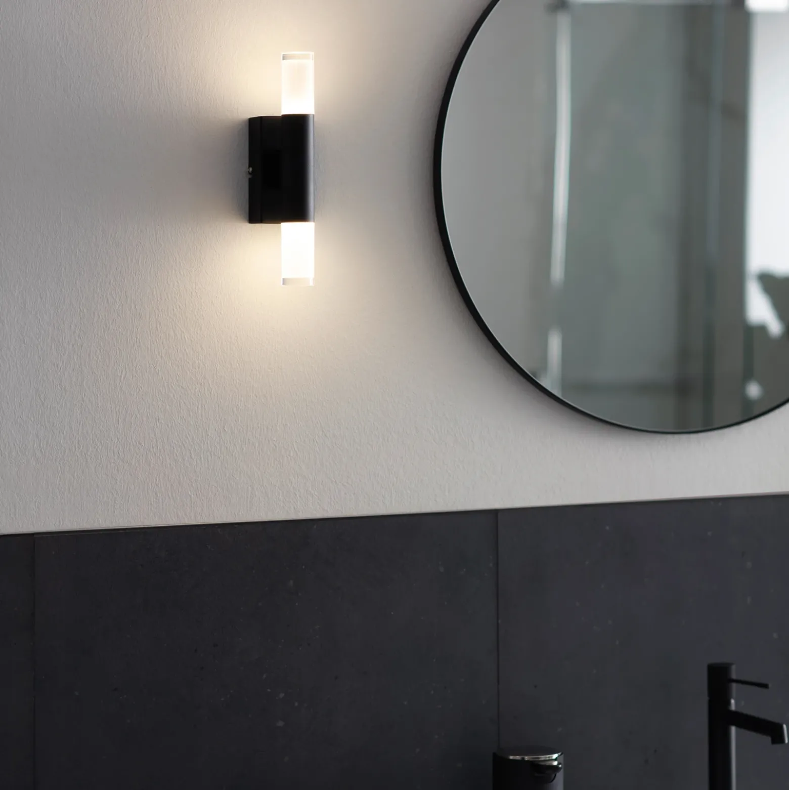 Schöner Wohnen Twice aplique LED baño 2 luces CCT