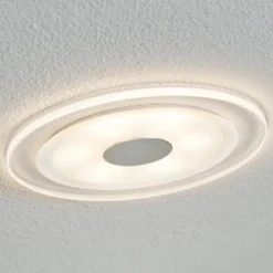 Sencilla lámpara empotrable LED Whirl, set de 3 u.