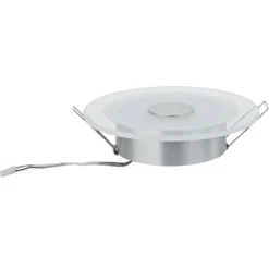 Sencilla lámpara empotrable LED Whirl, set de 3 u.