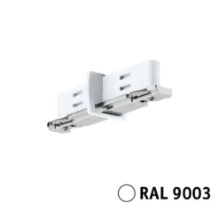 Separador de corriente Paulmann URail, blanco señal, metal/plástico