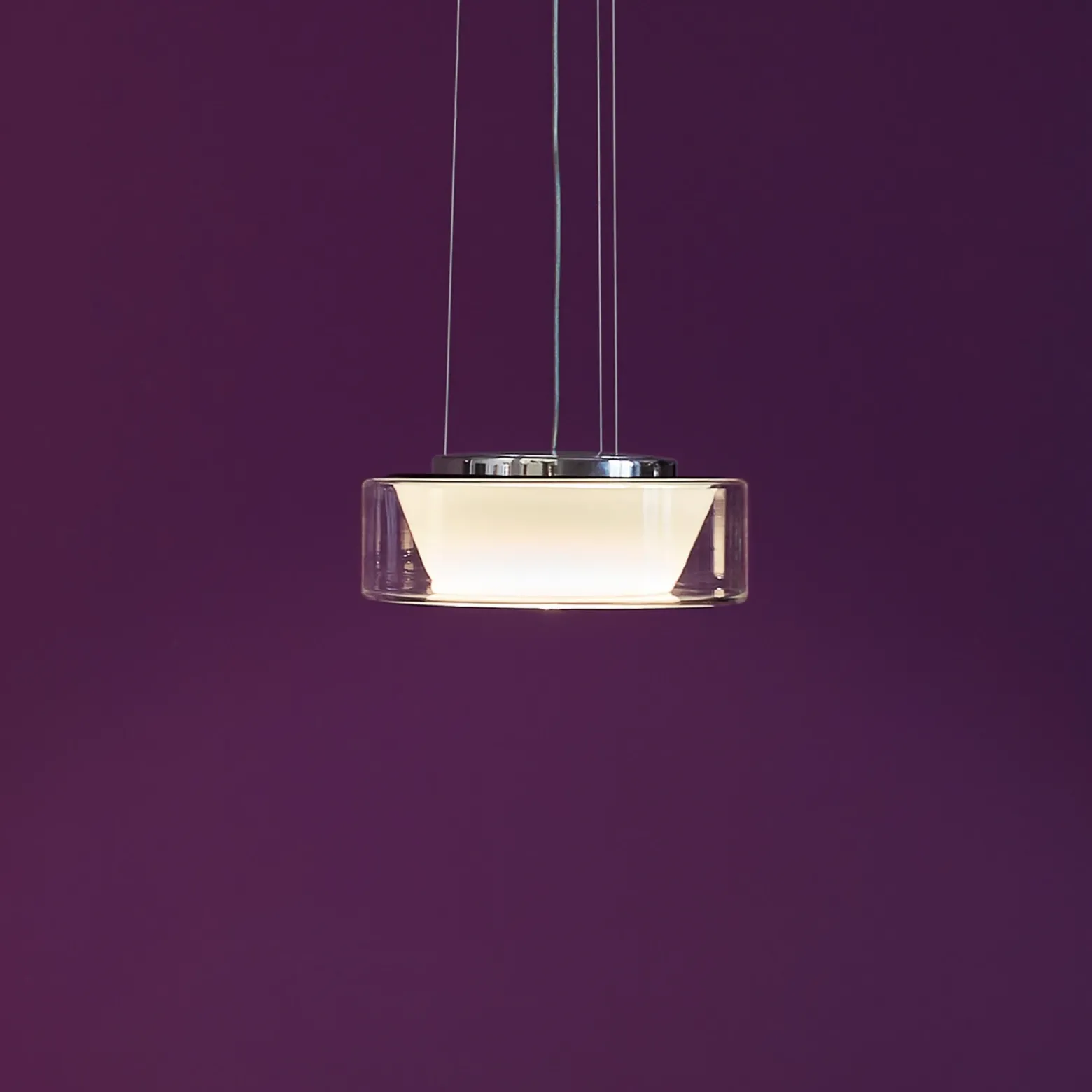 serien.lighting Curling M cuerda 927 cristal/cónico