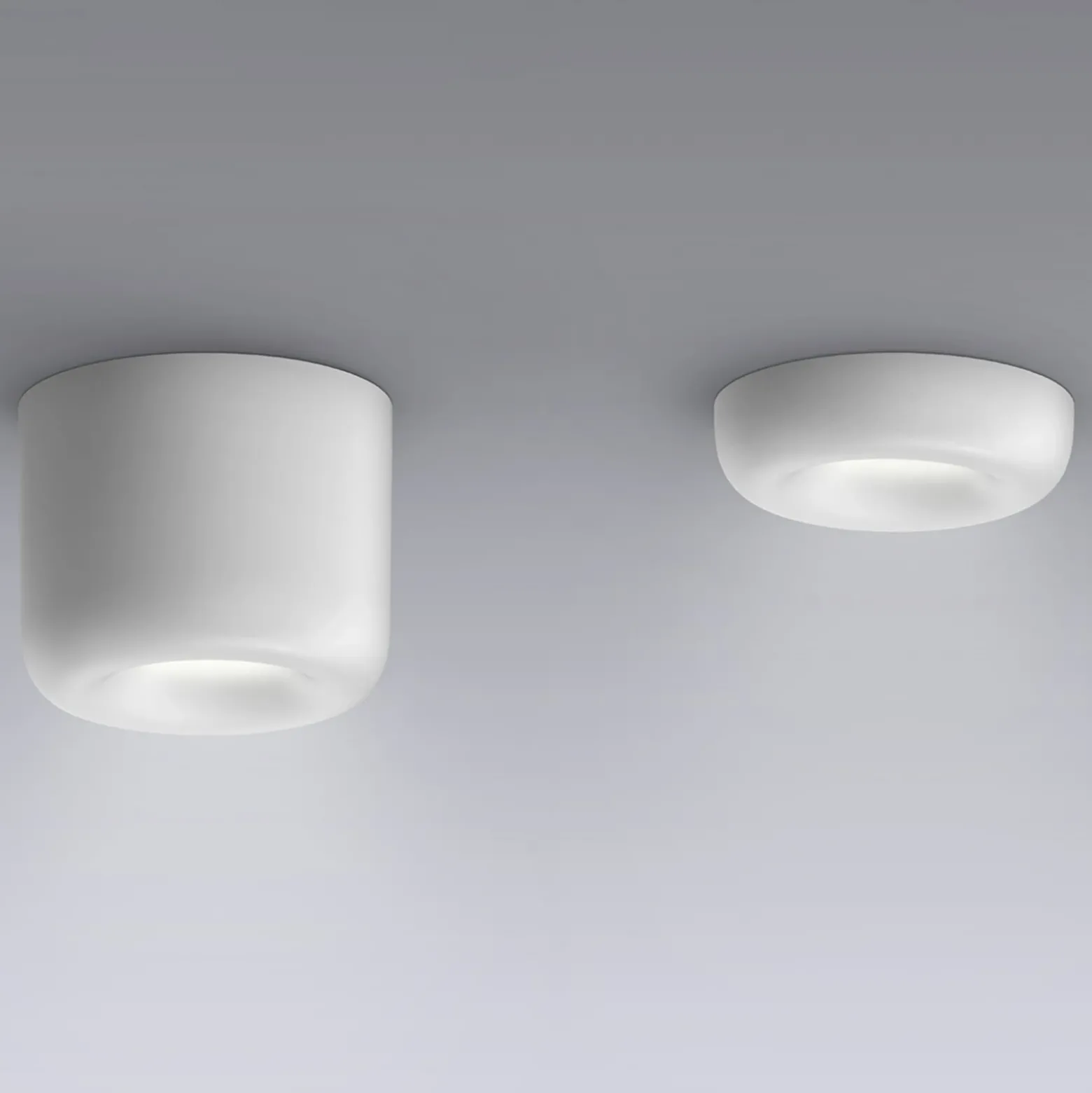 serien.lighting Empotrable en hueco L, blanco