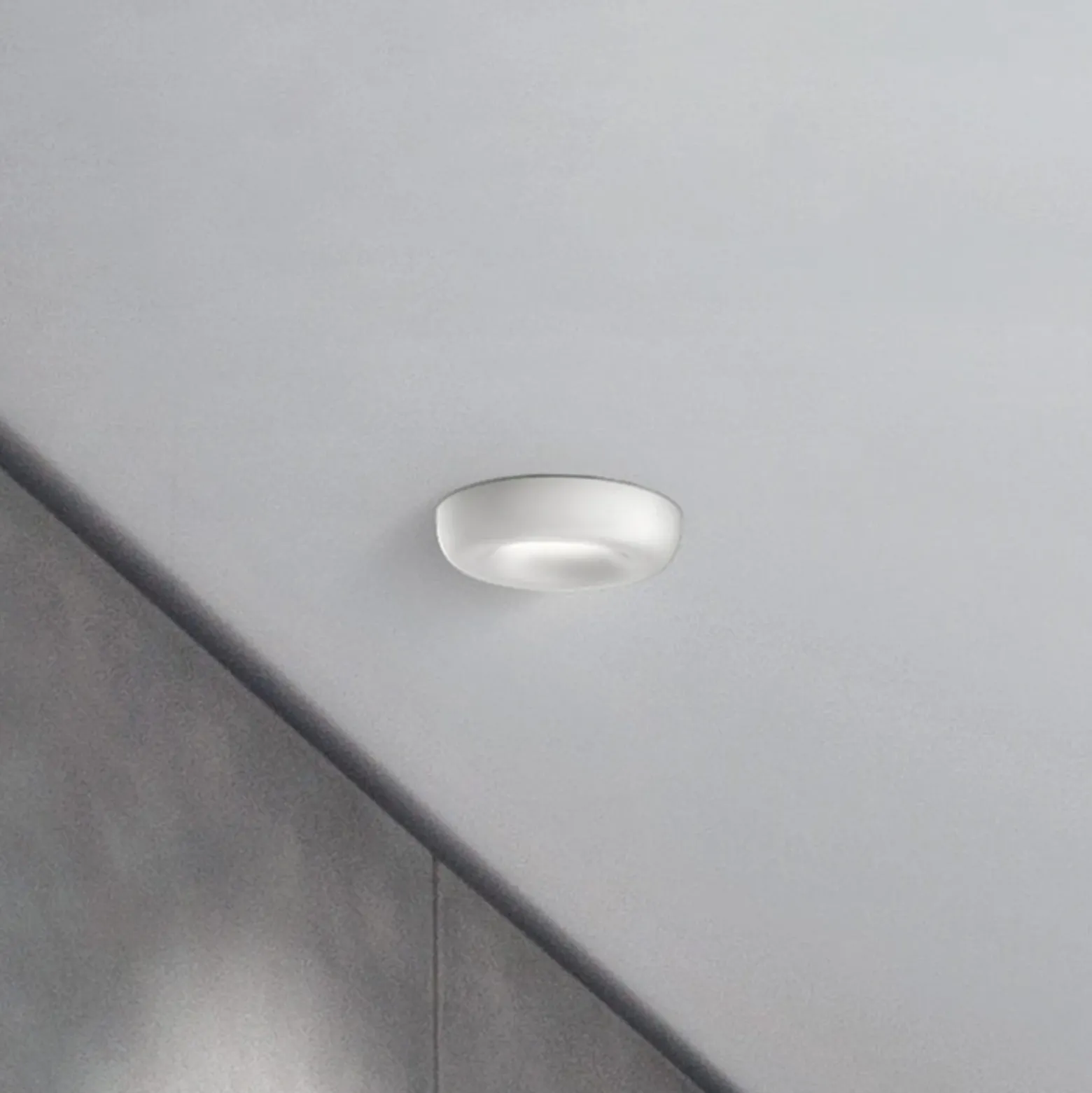 serien.lighting Empotrable en hueco L, blanco